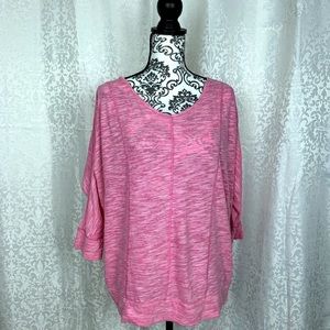 LANE BRYANT T SHIRT PINK 14/16 size